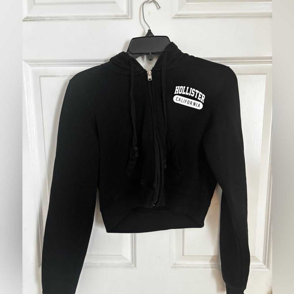Hollister Black Fleece-Lined Hoodie